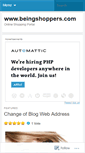 Mobile Screenshot of beingshoppers.wordpress.com