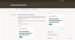 Desktop Screenshot of basinphotographers.wordpress.com
