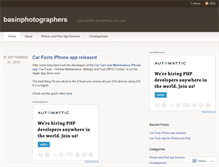 Tablet Screenshot of basinphotographers.wordpress.com