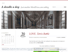 Tablet Screenshot of mydoodleworld.wordpress.com