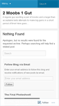 Mobile Screenshot of 2moobs1gut.wordpress.com