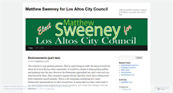 Desktop Screenshot of mattsweeneylosaltos.wordpress.com