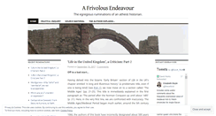 Desktop Screenshot of frivolousendeavour.wordpress.com