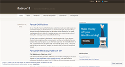 Desktop Screenshot of flatiron18.wordpress.com