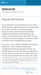 Mobile Screenshot of flatiron18.wordpress.com