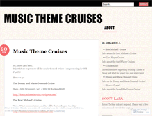 Tablet Screenshot of musicthemecruises.wordpress.com