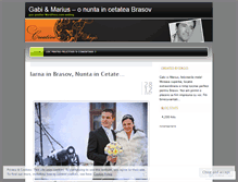 Tablet Screenshot of gabiandmarius.wordpress.com