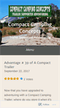 Mobile Screenshot of compactcampingconcepts.wordpress.com