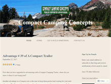 Tablet Screenshot of compactcampingconcepts.wordpress.com