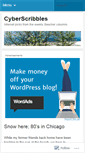 Mobile Screenshot of cyberscribbles.wordpress.com