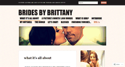 Desktop Screenshot of bridesbybrittany.wordpress.com