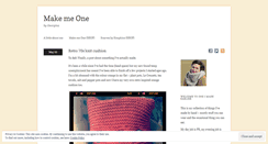 Desktop Screenshot of makemeone.wordpress.com