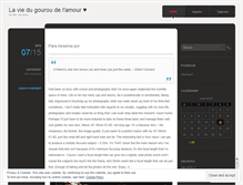 Tablet Screenshot of gouroudelamour.wordpress.com