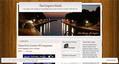 Desktop Screenshot of griper.wordpress.com