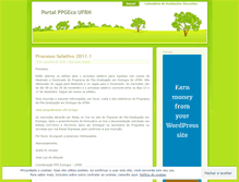 Tablet Screenshot of portalecologia.wordpress.com