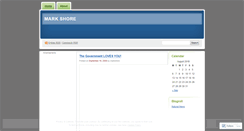 Desktop Screenshot of markshore.wordpress.com