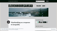 Desktop Screenshot of elevenhoursahead.wordpress.com