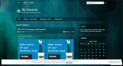 Desktop Screenshot of pramodnblog.wordpress.com