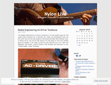 Tablet Screenshot of nylonlive.wordpress.com