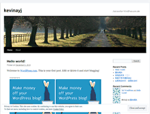 Tablet Screenshot of kevinayj.wordpress.com