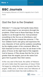 Mobile Screenshot of bbcjournals.wordpress.com