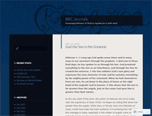 Tablet Screenshot of bbcjournals.wordpress.com