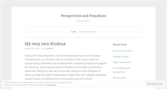 Desktop Screenshot of perspectivesandprejudices.wordpress.com