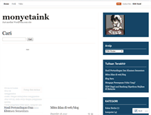 Tablet Screenshot of monyetaink.wordpress.com