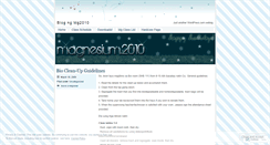 Desktop Screenshot of magnesium2010.wordpress.com