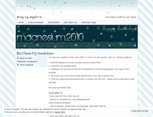 Tablet Screenshot of magnesium2010.wordpress.com
