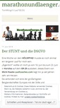 Mobile Screenshot of marathonundlaenger.wordpress.com