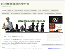 Tablet Screenshot of marathonundlaenger.wordpress.com