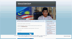 Desktop Screenshot of khalednordin.wordpress.com