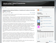 Tablet Screenshot of culturalreinvention.wordpress.com