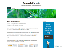 Tablet Screenshot of deborahfurtado70.wordpress.com