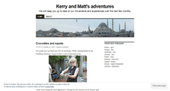 Desktop Screenshot of kerryandmatt.wordpress.com