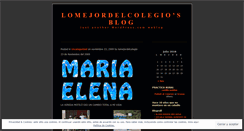 Desktop Screenshot of lomejordelcolegio.wordpress.com