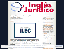 Tablet Screenshot of inglesjuridico.wordpress.com