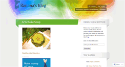 Desktop Screenshot of chefbanana.wordpress.com