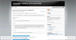 Desktop Screenshot of kriptakocka.wordpress.com