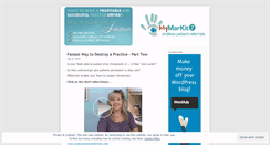 Desktop Screenshot of mymarkit7.wordpress.com