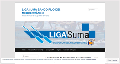 Desktop Screenshot of ligasuma.wordpress.com