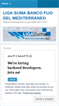 Mobile Screenshot of ligasuma.wordpress.com