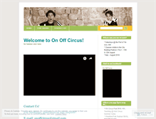 Tablet Screenshot of onoffcircus.wordpress.com