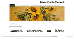 Desktop Screenshot of jaimecoellomanuell.wordpress.com