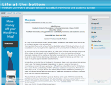 Tablet Screenshot of lifeatthebottom.wordpress.com