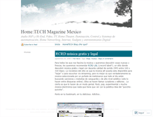 Tablet Screenshot of hometechmagazine.wordpress.com