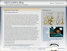 Tablet Screenshot of gjb311rikih.wordpress.com
