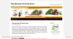 Desktop Screenshot of obatbenjolandiketiakalami404.wordpress.com