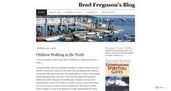 Desktop Screenshot of bradferguson.wordpress.com
